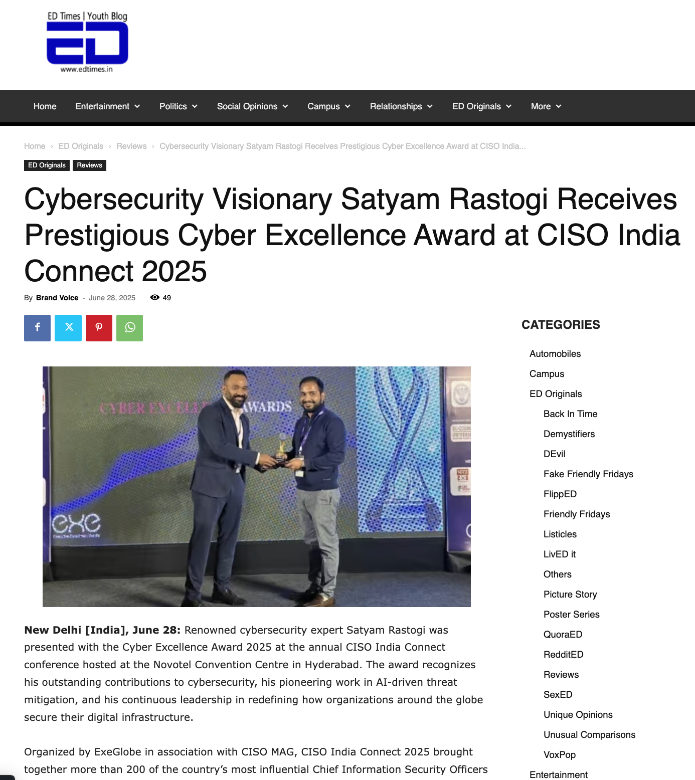 Satyam Rastogi 